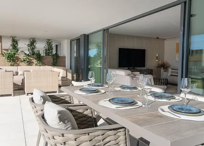 With Spectacular View In Cabopino Marbella